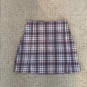 Brandy Melville purple and green cara skirt